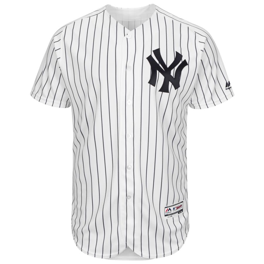 Carlos Beltran New York Yankees Majestic Home Flex Base Authentic Collection Player Jersey - White/Navy