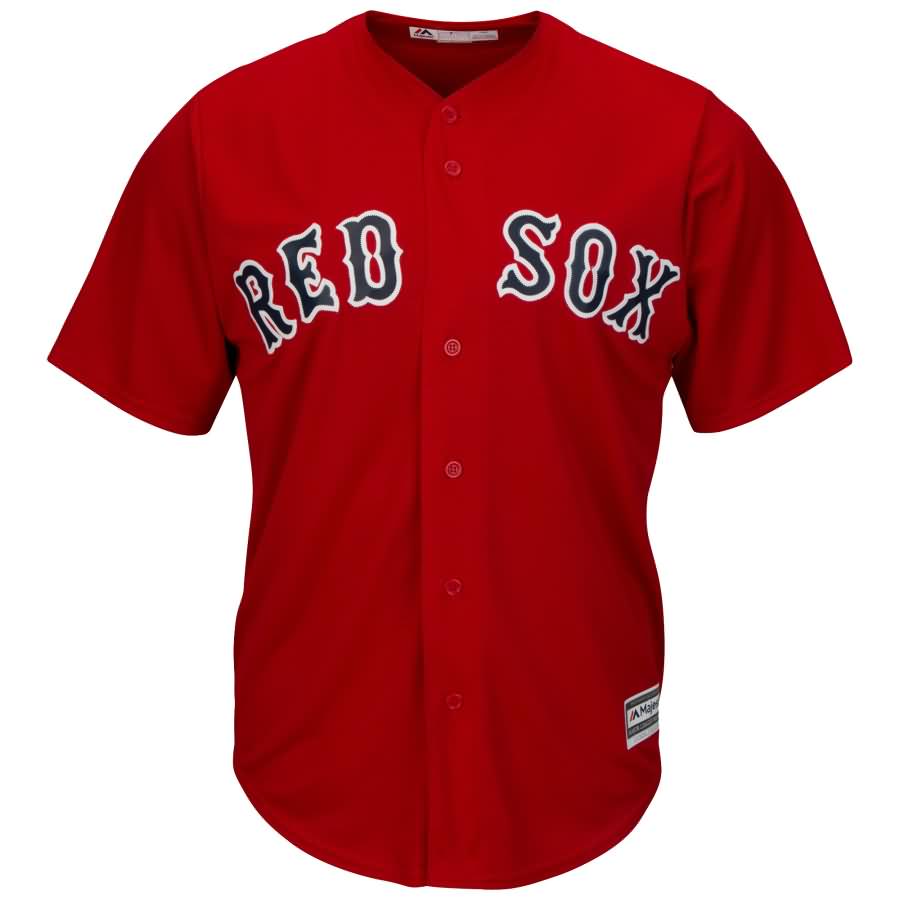 David Ortiz Majestic Youth Official Cool Base Player Jersey - Scarlet