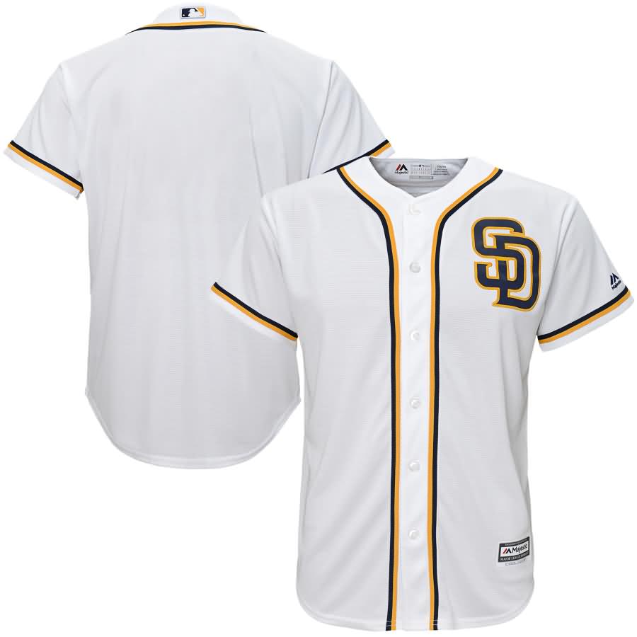 San Diego Padres Majestic Youth Official Cool Base Jersey - White