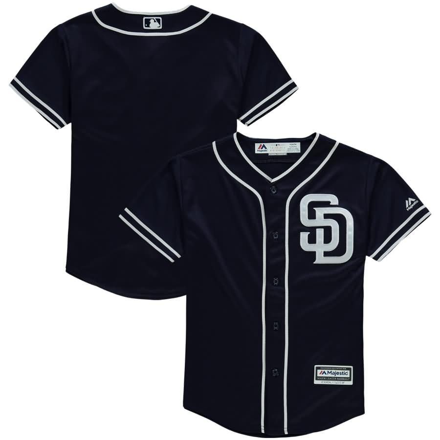 San Diego Padres Majestic Youth Offical Cool Base Jersey - Navy