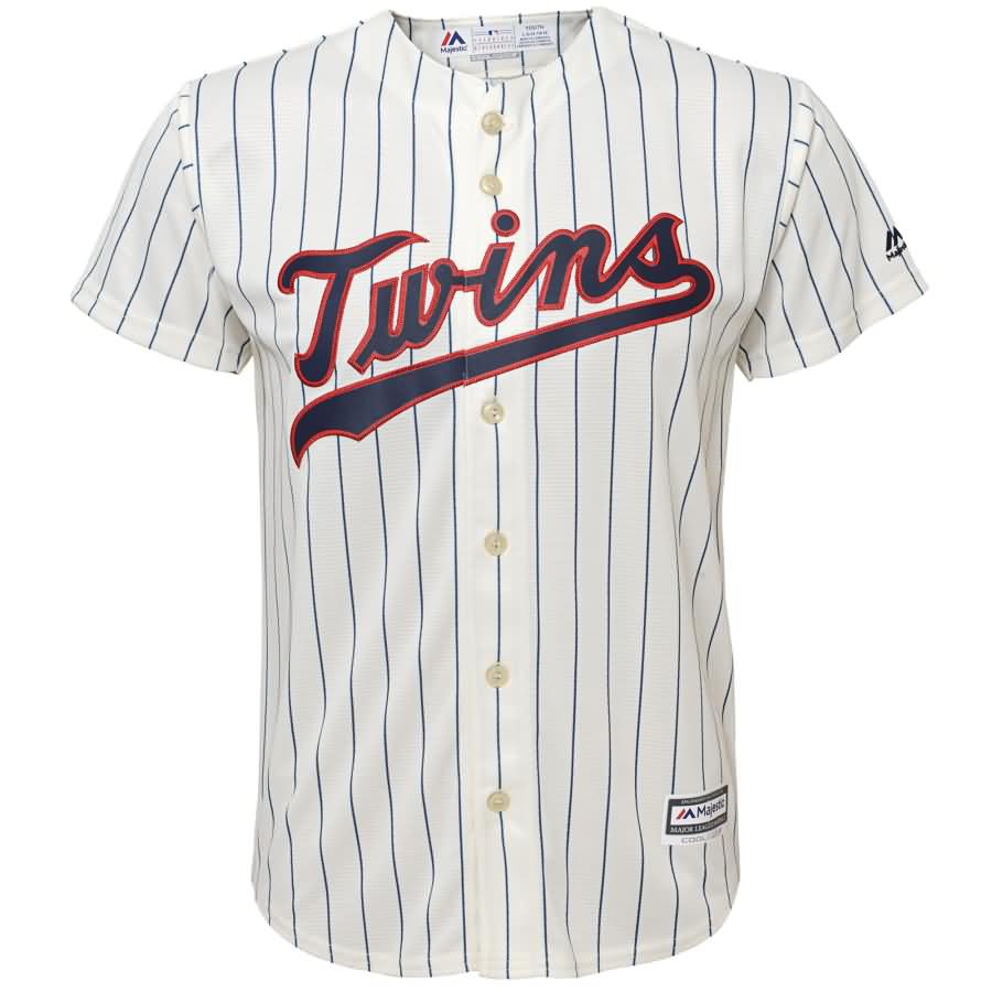 Minnesota Twins Majestic Alternate Youth Official Cool Base Jersey - Tan