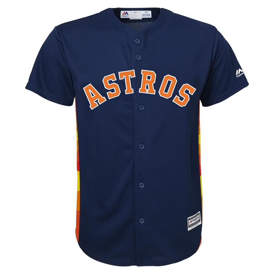 George Springer Houston Astros Majestic Youth Alternate Official Cool Base Player Jersey - Navy