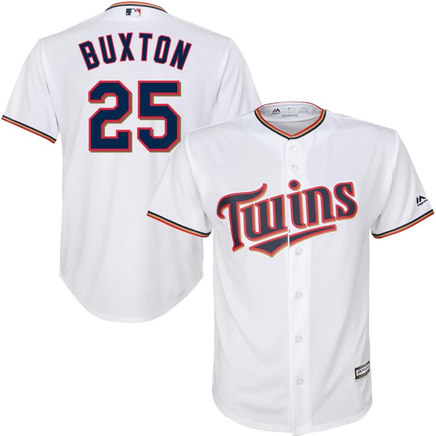 Byron Buxton Minnesota Twins Majestic Youth Home Official Cool Base Player Jersey - White