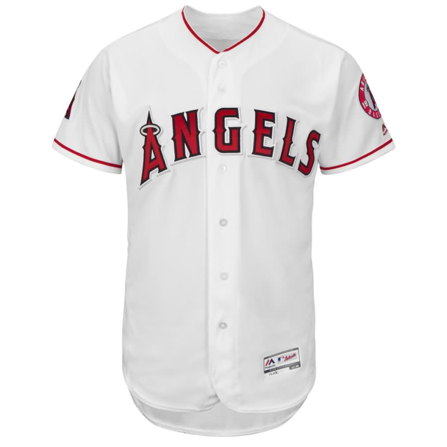 Los Angeles Angels Majestic Home Flex Base Authentic Collection Team Jersey - White