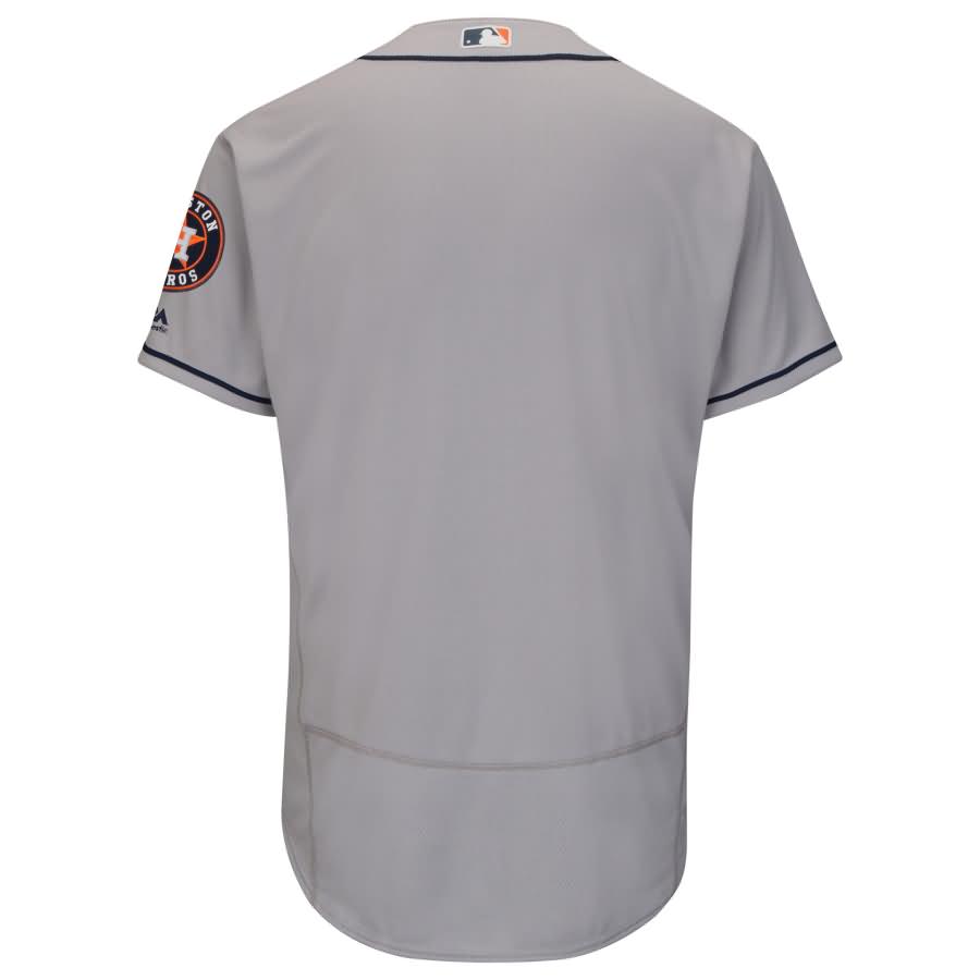 Houston Astros Majestic Road Flex Base Authentic Collection Team Jersey - Gray