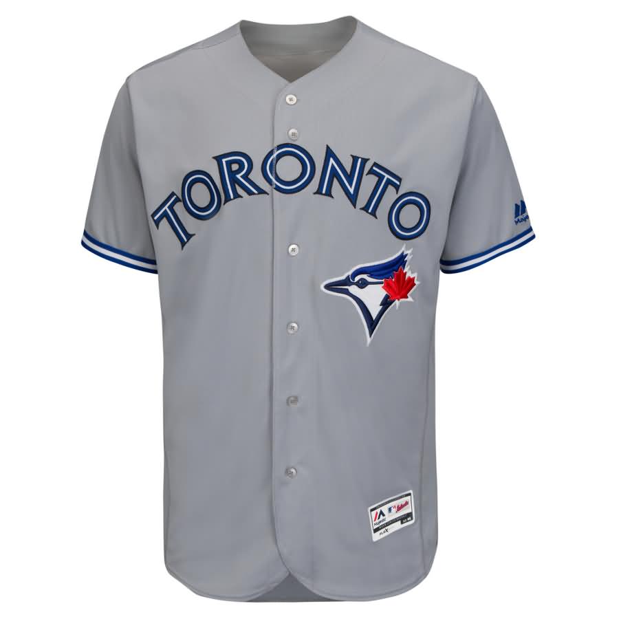 Toronto Blue Jays Majestic Road Flex Base Authentic Collection Team Jersey - Gray