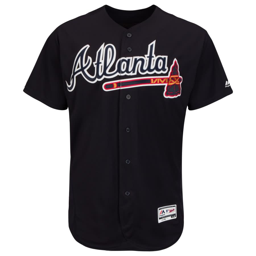 Atlanta Braves Majestic Alternate Flex Base Authentic Collection Team Jersey - Navy