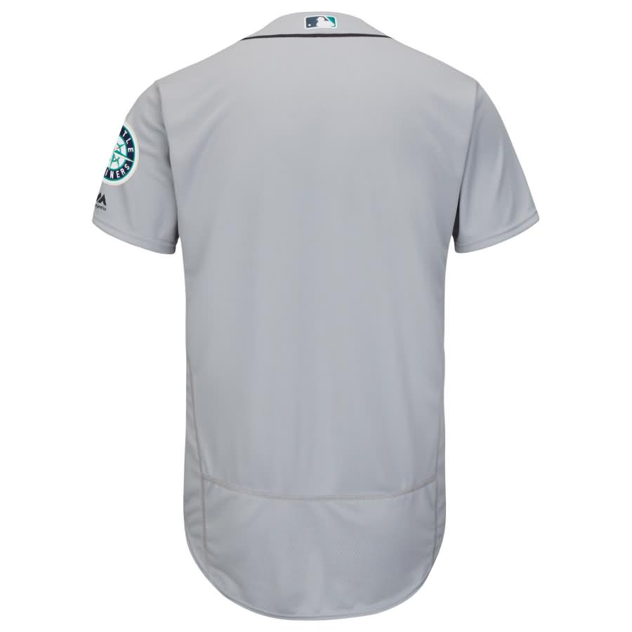 Seattle Mariners Majestic Road Flex Base Authentic Collection Team Jersey - Gray