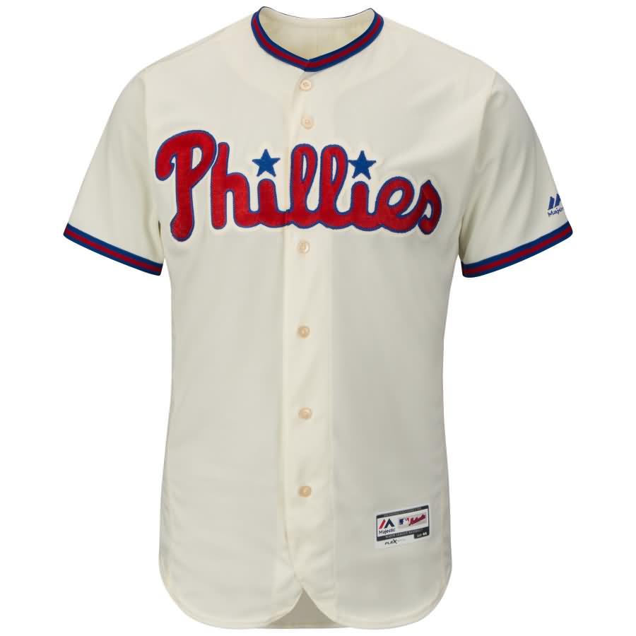 Philadelphia Phillies Majestic Alternate Flex Base Authentic Collection Team Jersey - Ivory