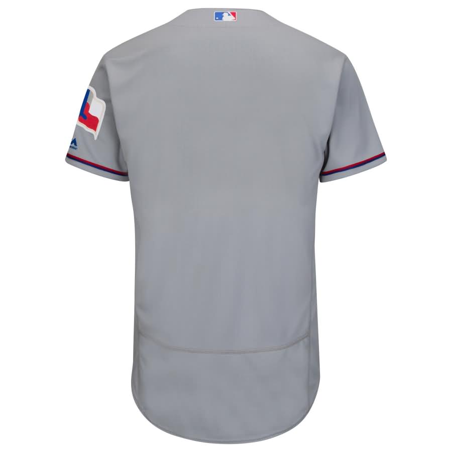 Texas Rangers Majestic Road Flex Base Authentic Collection Team Jersey - Gray