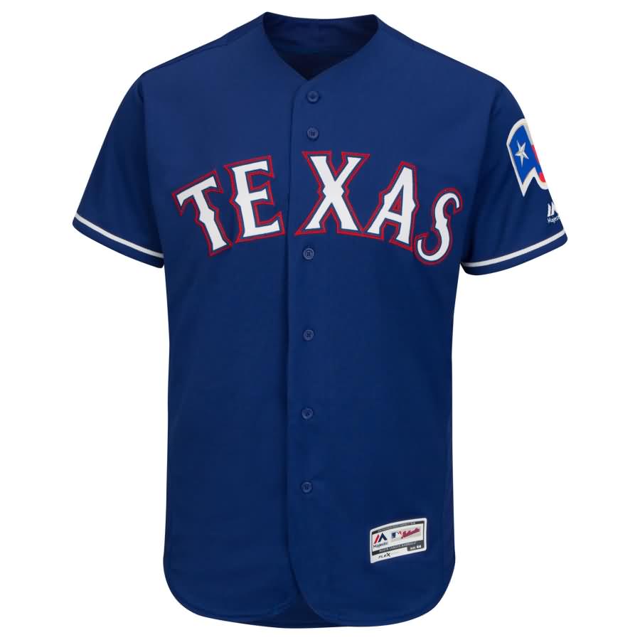 Texas Rangers Majestic Alternate Flex Base Authentic Collection Team Jersey - Royal