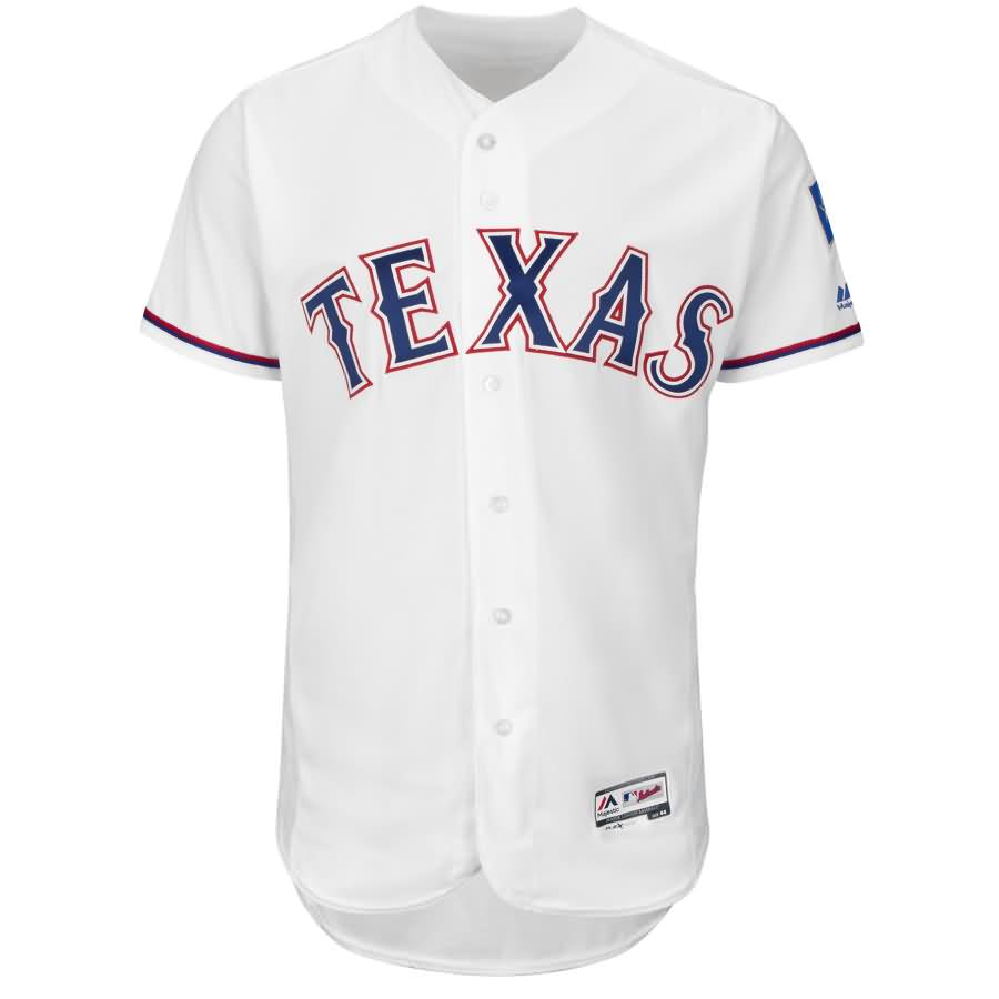 Texas Rangers Majestic Home Flex Base Authentic Collection Team Jersey - White