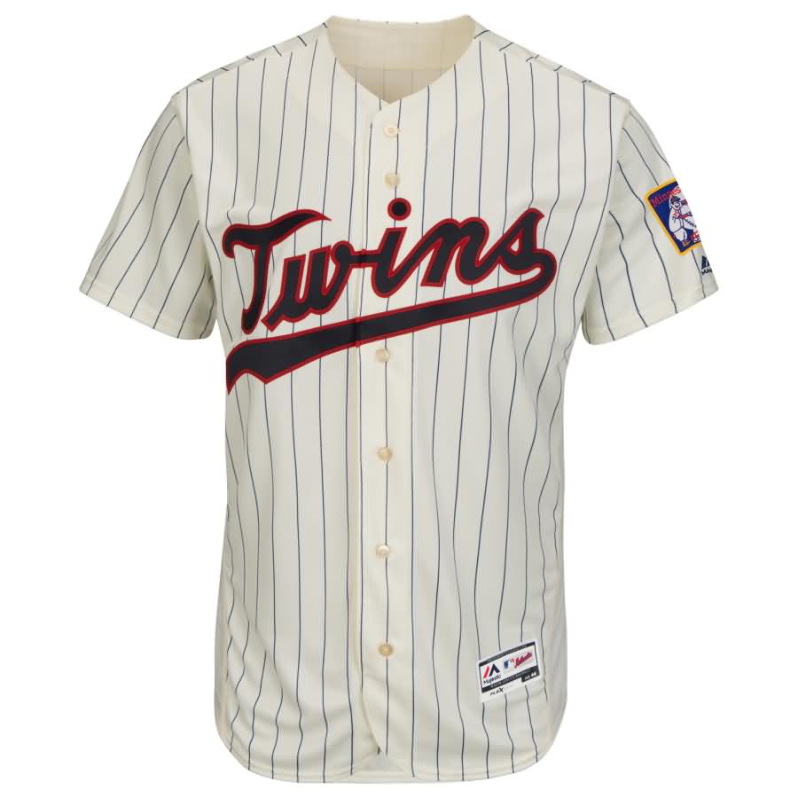 Minnesota Twins Majestic Alternate Flex Base Authentic Collection Team Jersey - Ivory/Navy