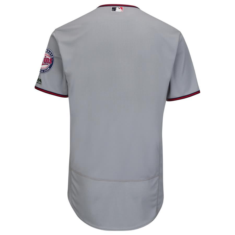 Minnesota Twins Majestic Road Flex Base Authentic Collection Team Jersey - Gray