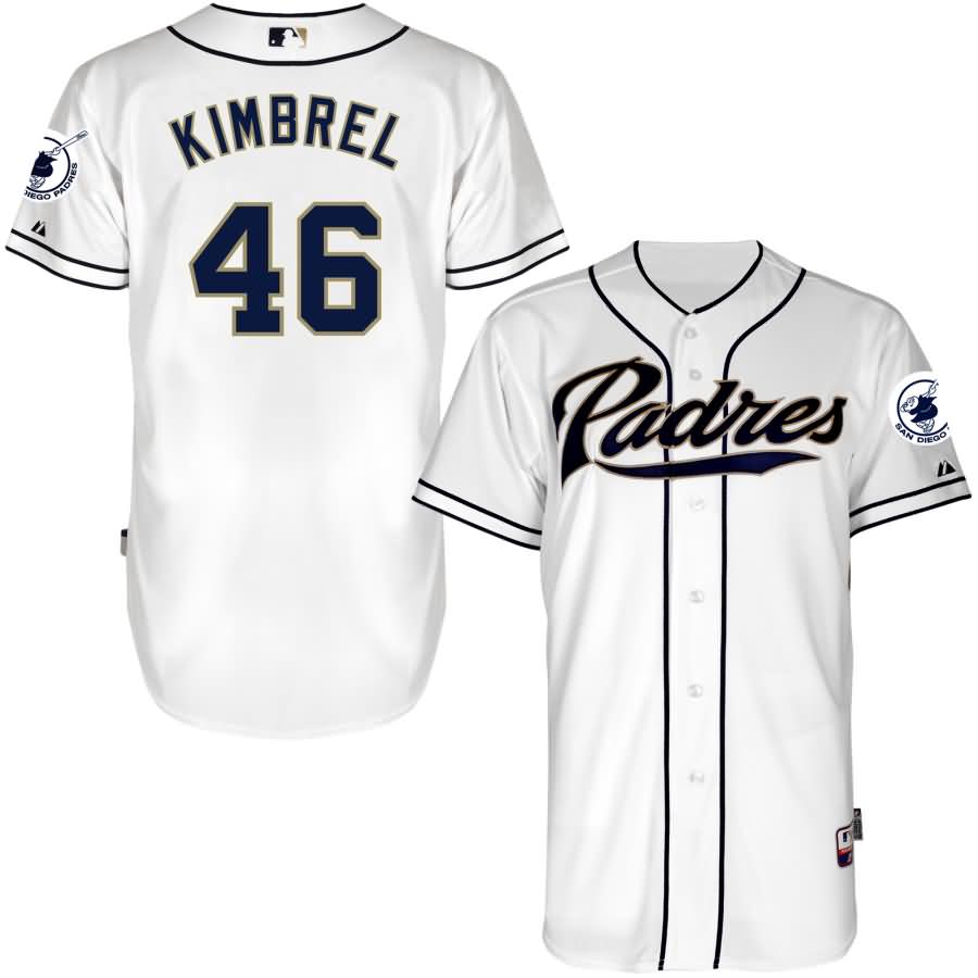 Craig Kimbrel San Diego Padres Majestic Home 6300 Player Authentic Jersey - White