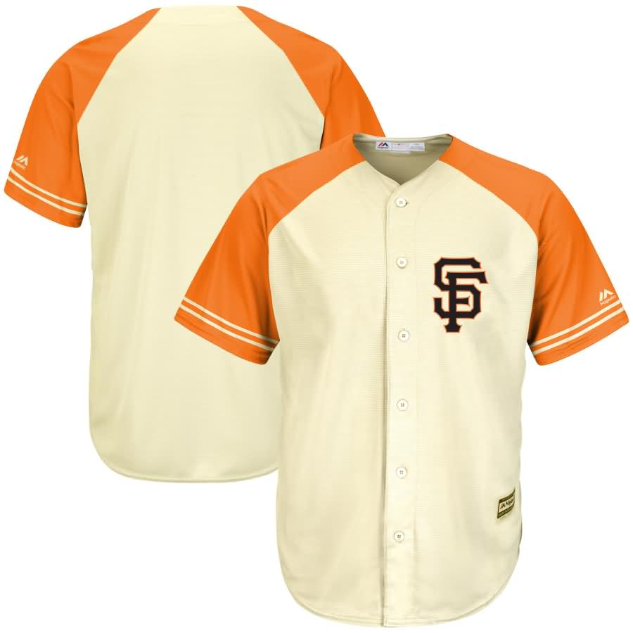 San Francisco Giants Majestic Cool Base Ivory Fashion Team Jersey - Cream/Black