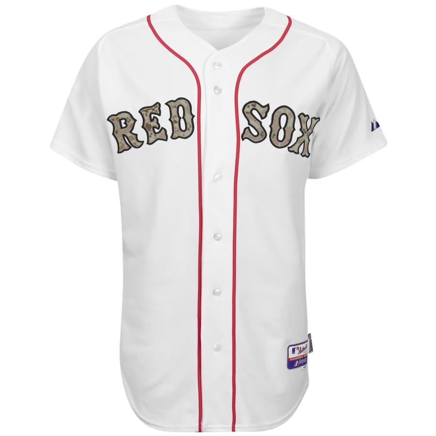 Boston Red Sox Majestic Fashion Authentic USMC Team Jersey - White