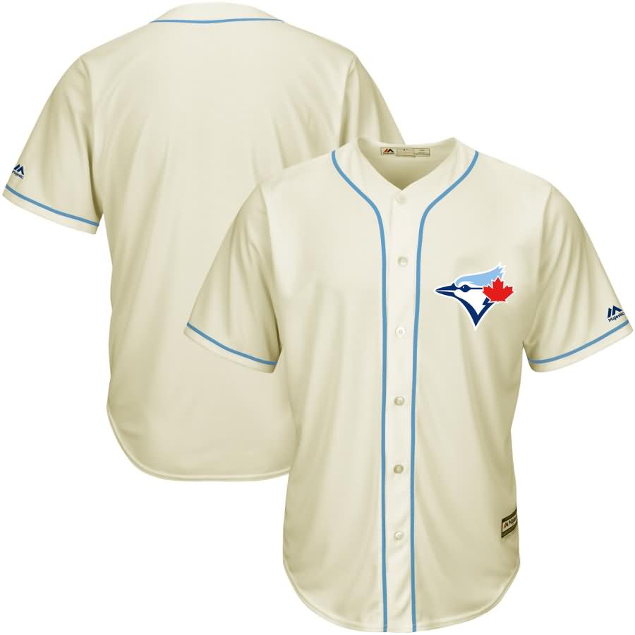 Toronto Blue Jays Majestic Cool Base Ivory Fashion Team Jersey - Cream