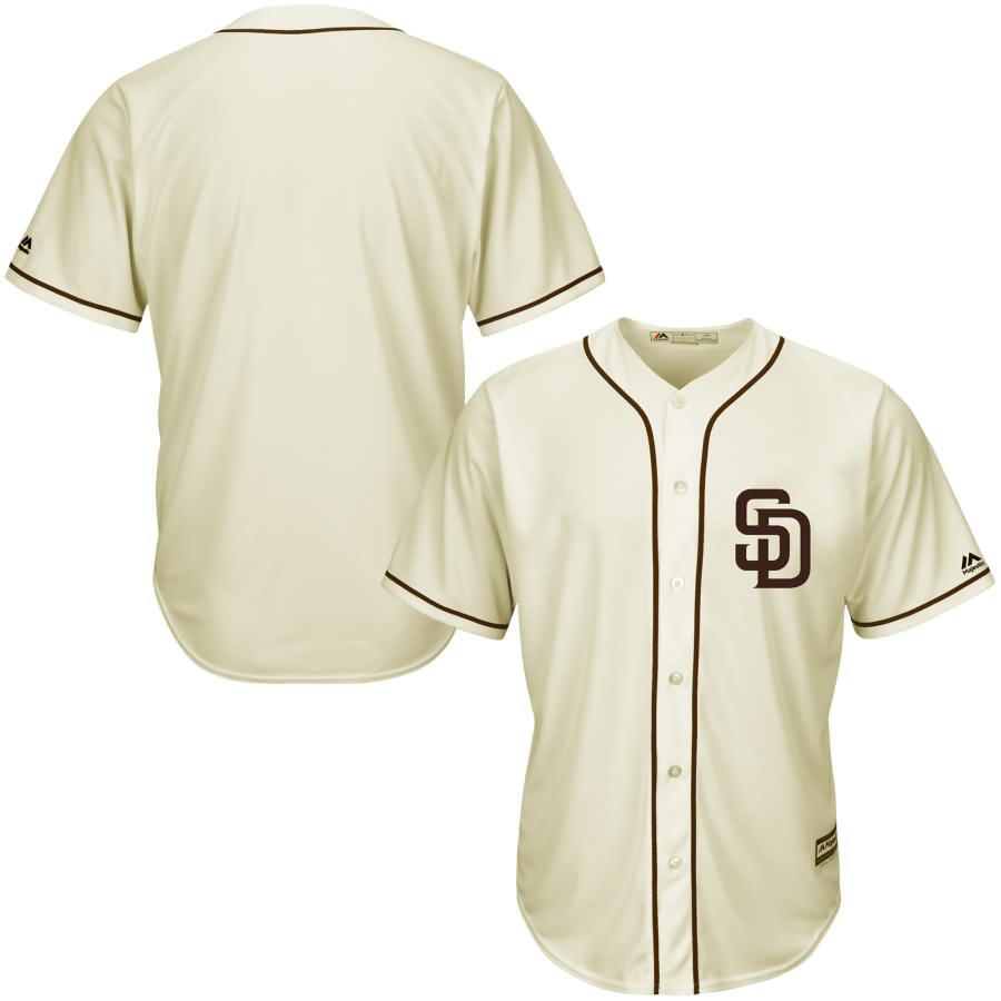 San Diego Padres Majestic Cool Base Ivory Fashion Team Jersey - Cream