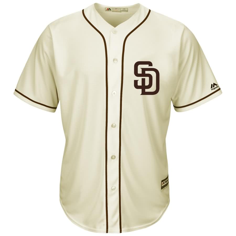 San Diego Padres Majestic Cool Base Ivory Fashion Team Jersey - Cream