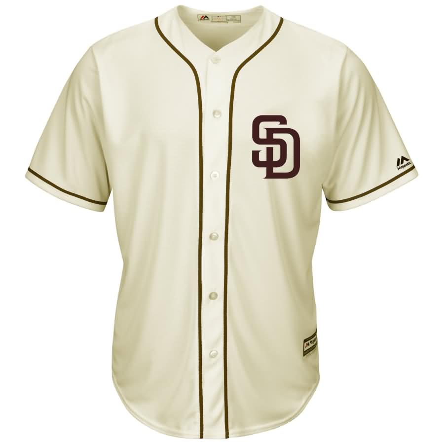 Matt Kemp San Diego Padres Majestic Ivory Fashion Cool Base Player Jersey - Cream/Brown