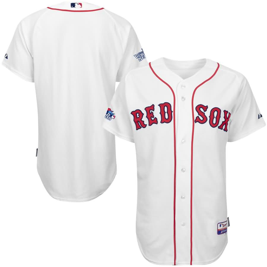 Boston Red Sox Majestic Home World Series Authentic Cool Base Team Jersey with Patch - White