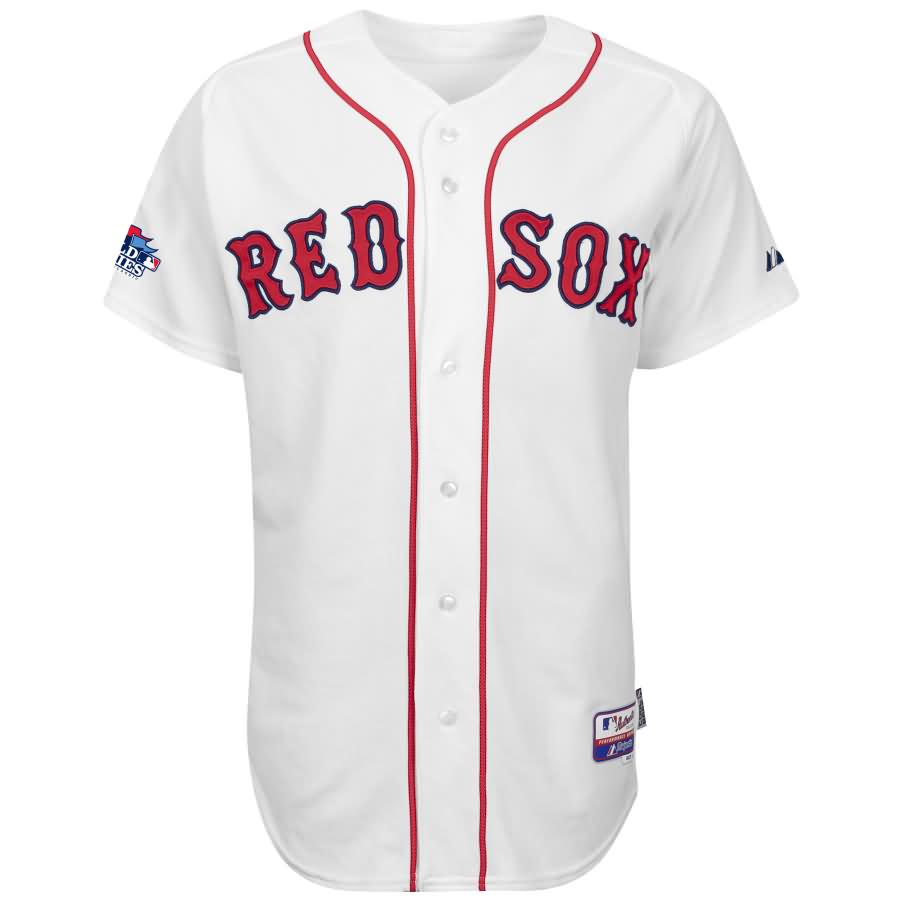 Boston Red Sox Majestic Home World Series Authentic Cool Base Team Jersey with Patch - White