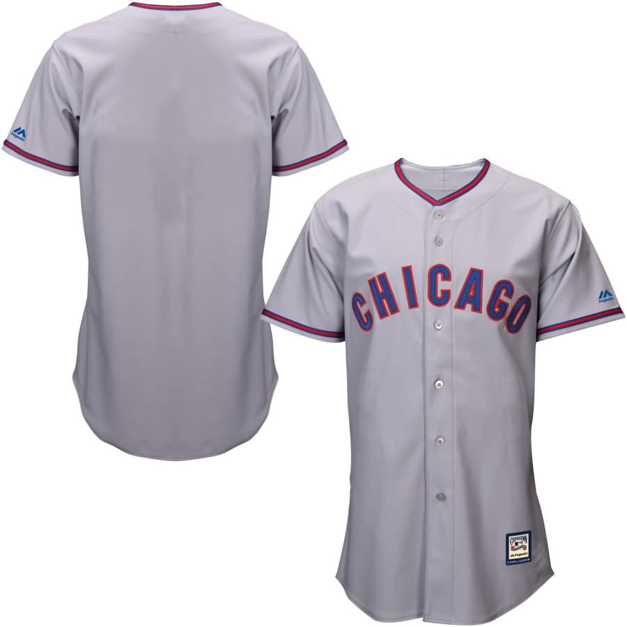 Chicago Cubs Majestic Cooperstown Collection Replica Cool Base Jersey - Gray