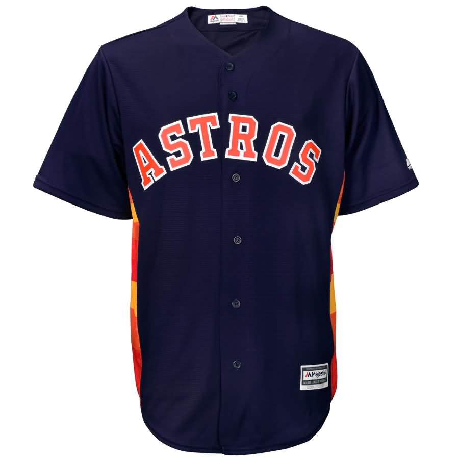 Houston Astros Majestic Youth Offical Cool Base Jersey - Navy