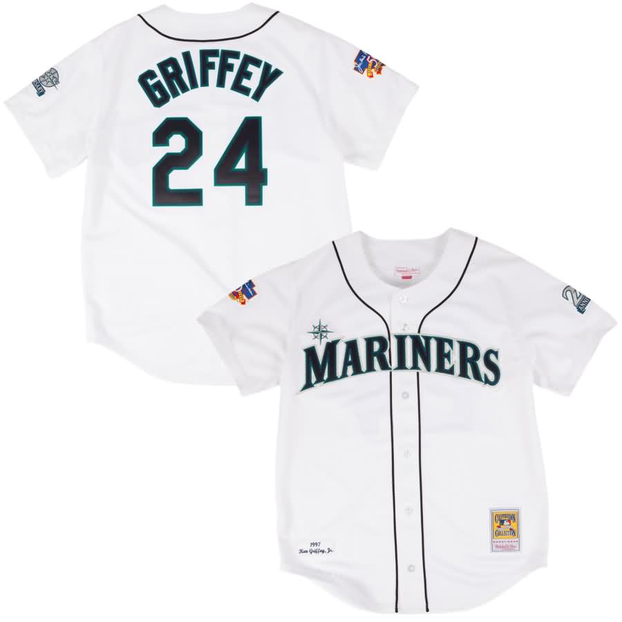 Ken Griffey Jr Seattle Mariners Mitchell & Ness Authentic Jersey - White