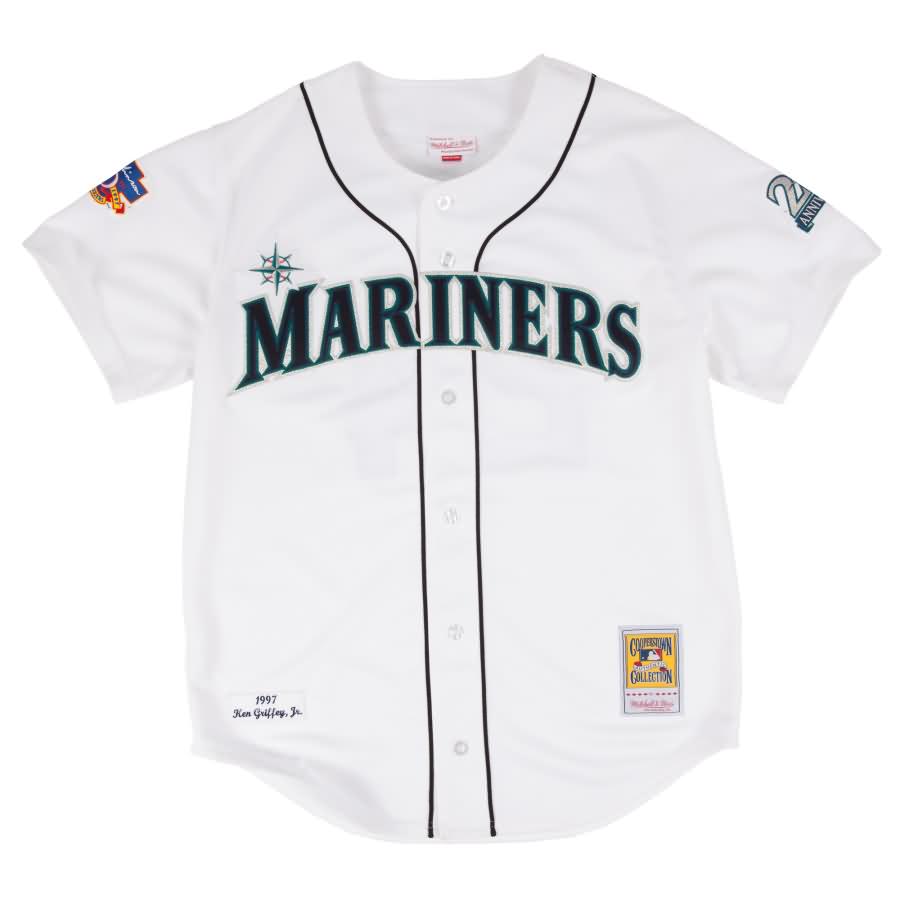 Ken Griffey Jr Seattle Mariners Mitchell & Ness Authentic Jersey - White