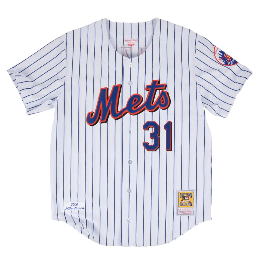 Mike Piazza 2000 New York Mets Mitchell & Ness Authentic Jersey - White