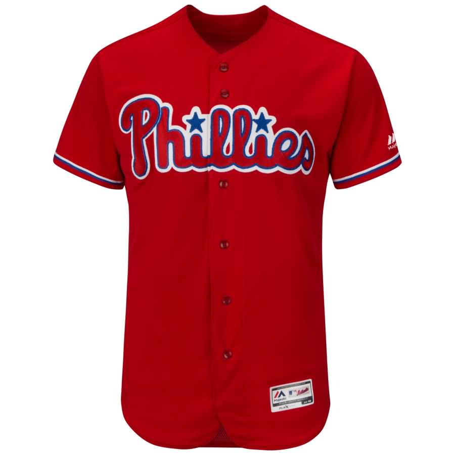 Maikel Franco Philadelphia Phillies Majestic Flex Base Authentic Collection Player Jersey - Scarlet