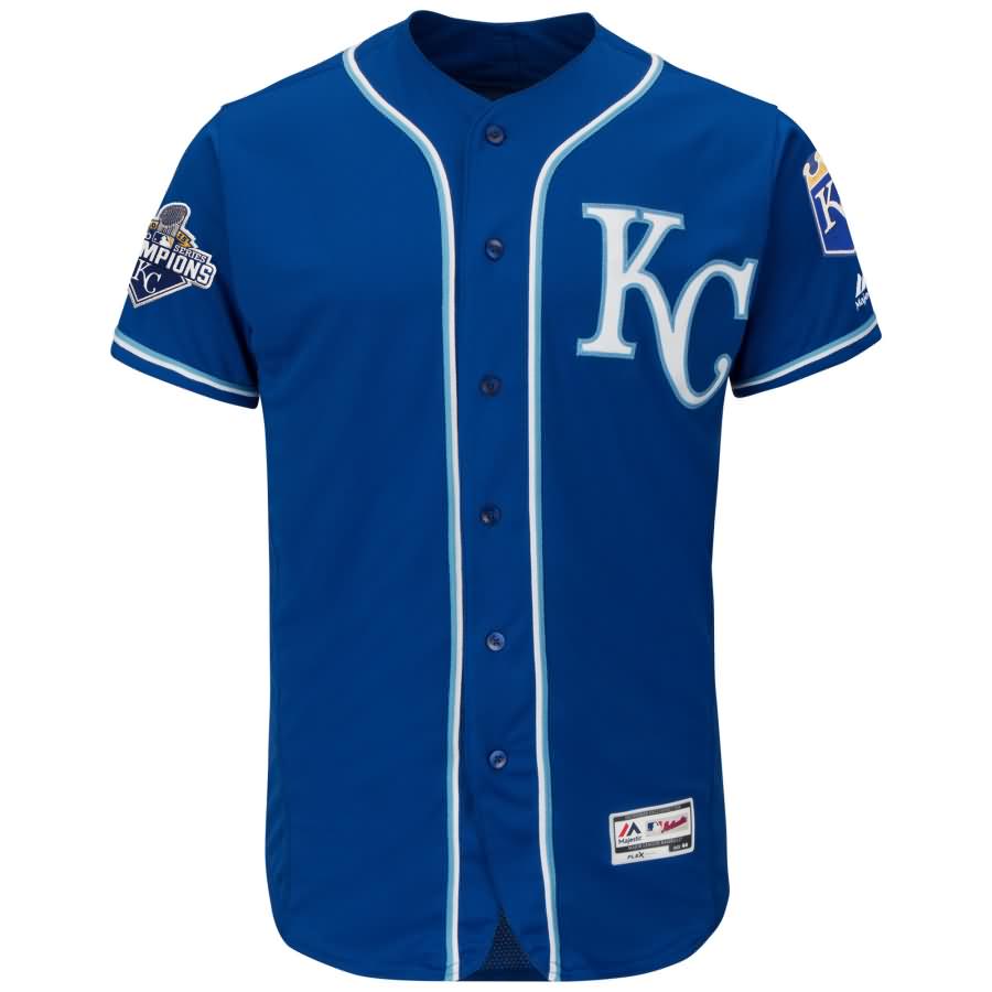 Kansas City Royals Majestic Alternate 2015 World Series Champions Commemorative Flex Base Team Jersey - Royal