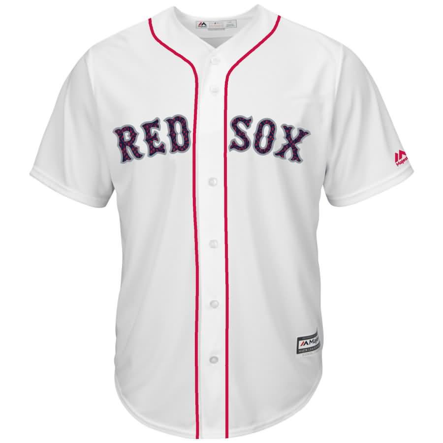 David Ortiz Boston Red Sox Majestic Fashion Stars & Stripes Cool Base Player Jersey - White