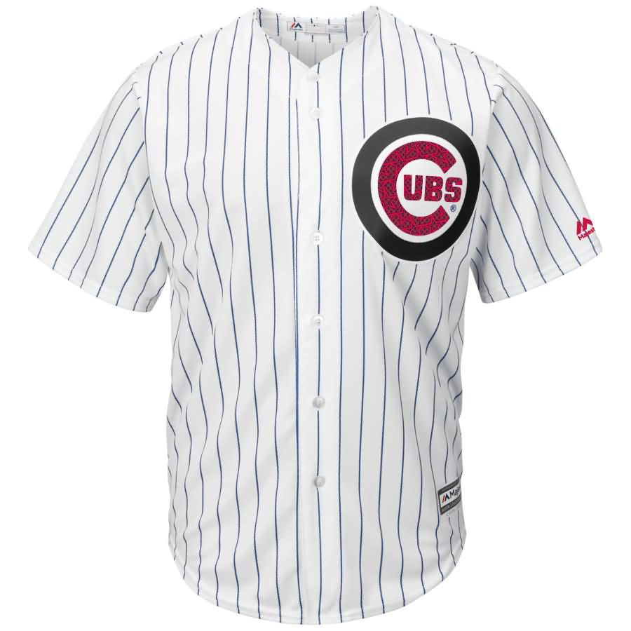 Chicago Cubs Majestic Fashion Stars & Stripes Cool Base Jersey - White