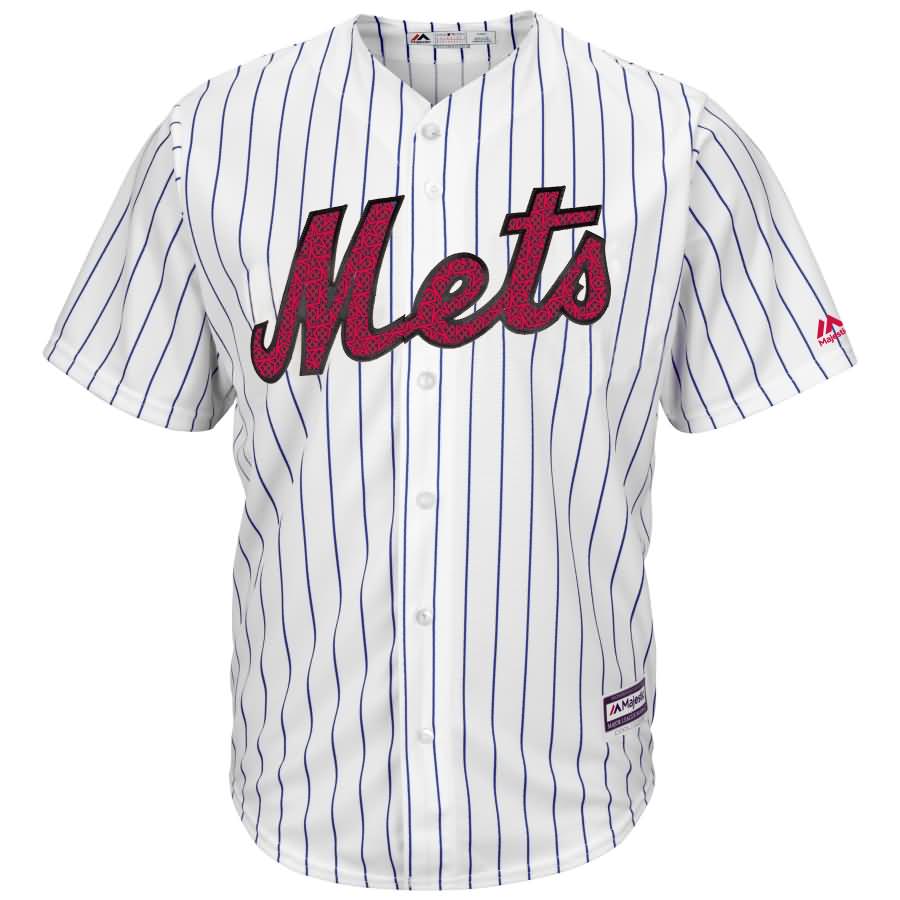 New York Mets Majestic Fashion Stars & Stripes Cool Base Jersey - White