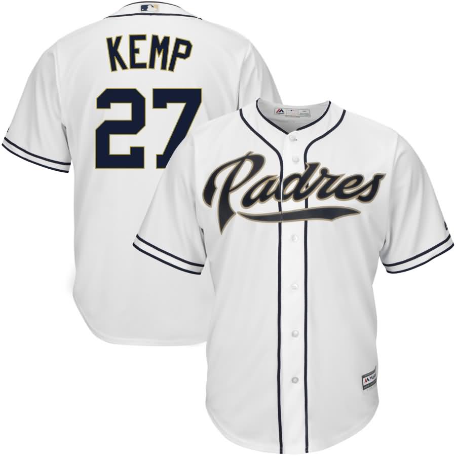 Matt Kemp San Diego Padres Majestic Home Official Replica Cool Base Player Jersey - White