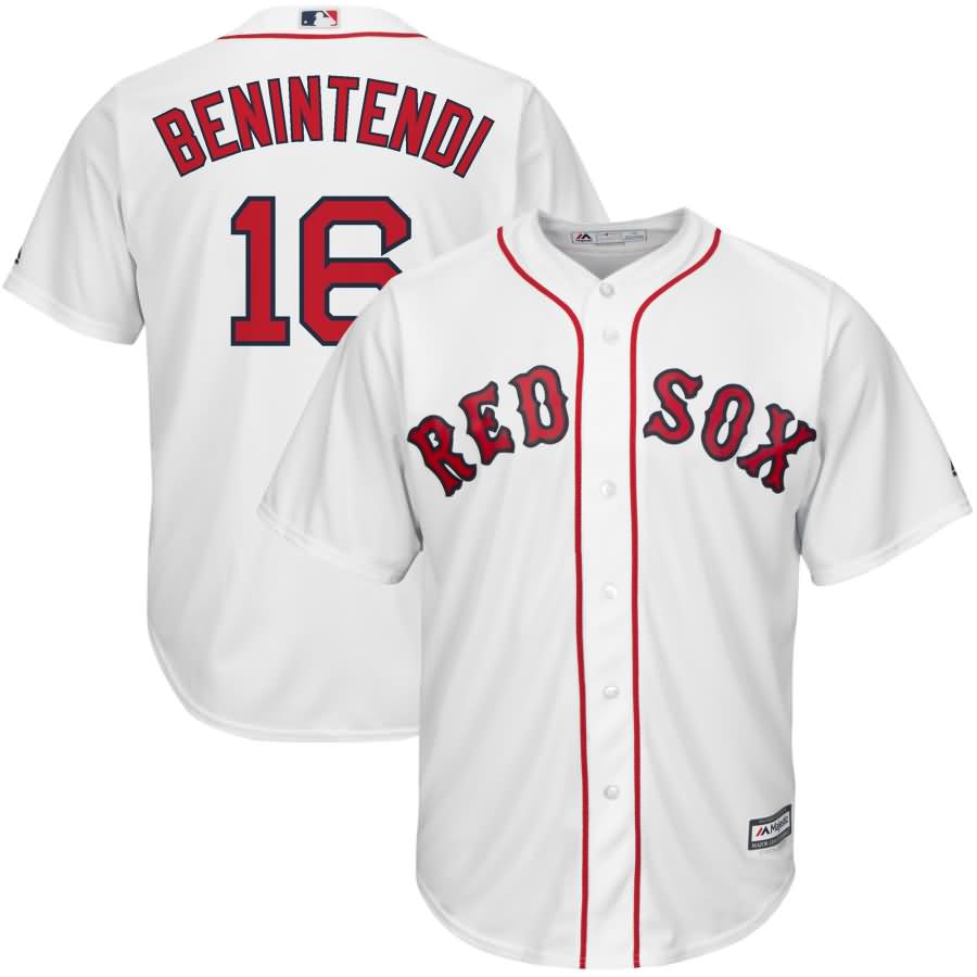 Andrew Benintendi Boston Red Sox Majestic Home Official Cool Base Player Jersey - White