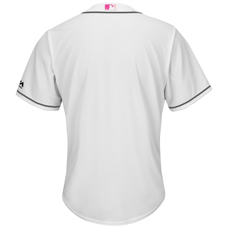 Cincinnati Reds Majestic Mother's Day Cool Base Replica Team Jersey - White