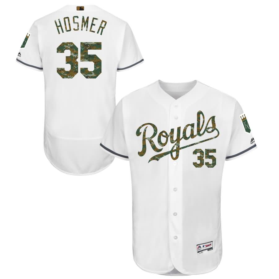 Eric Hosmer Kansas City Royals Majestic Fashion 2016 Memorial Day Flex Base Jersey - White