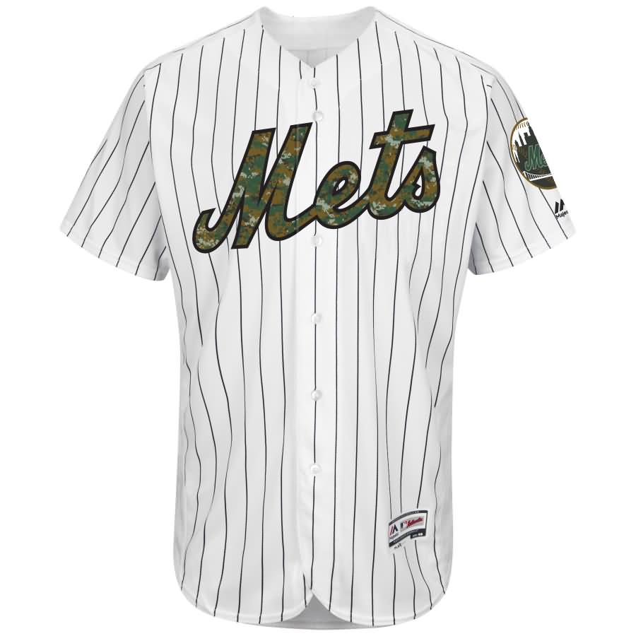 New York Mets Majestic Fashion 2016 Memorial Day Flex Base Team Jersey - White