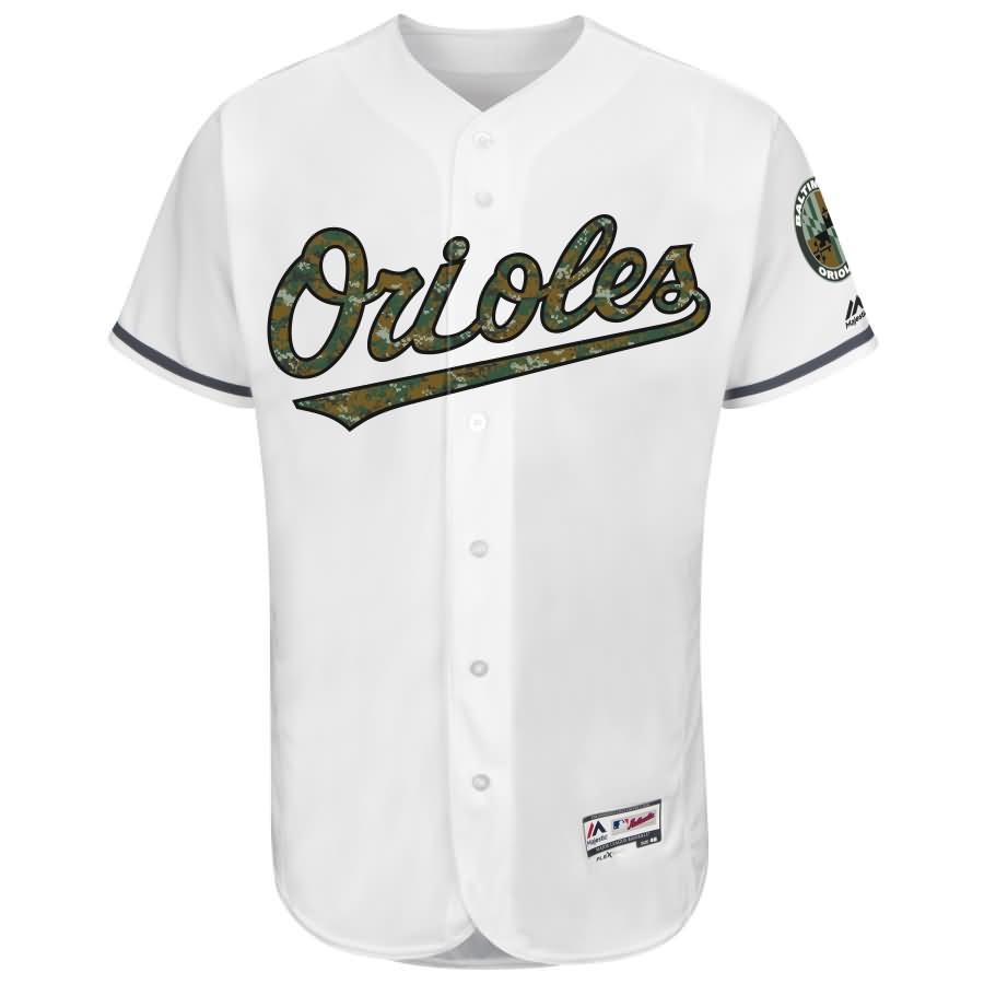 Baltimore Orioles Majestic Fashion 2016 Memorial Day Flex Base Team Jersey - White