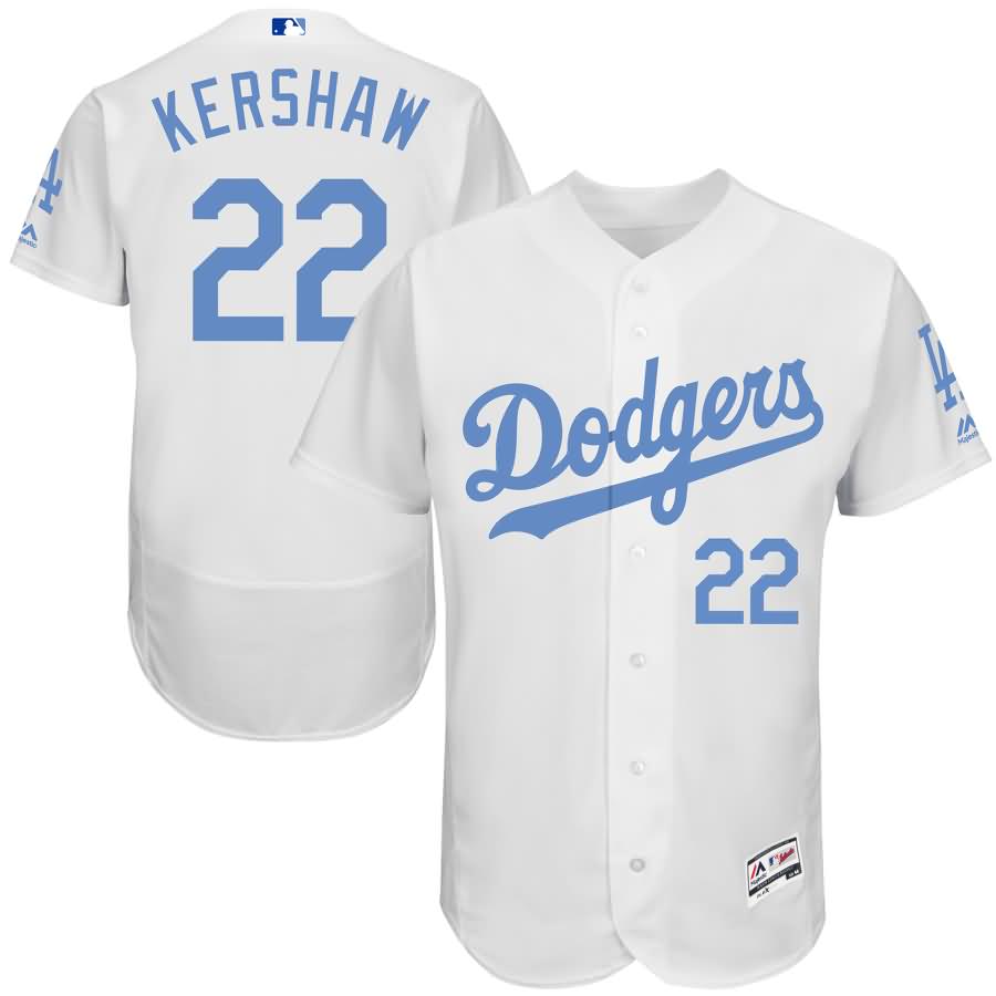 Clayton Kershaw Los Angeles Dodgers Majestic Father's Day Flex Base Jersey - White