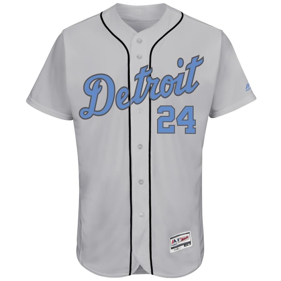 Miguel Cabrera Detroit Tigers Majestic Father's Day Flex Base Jersey - Gray