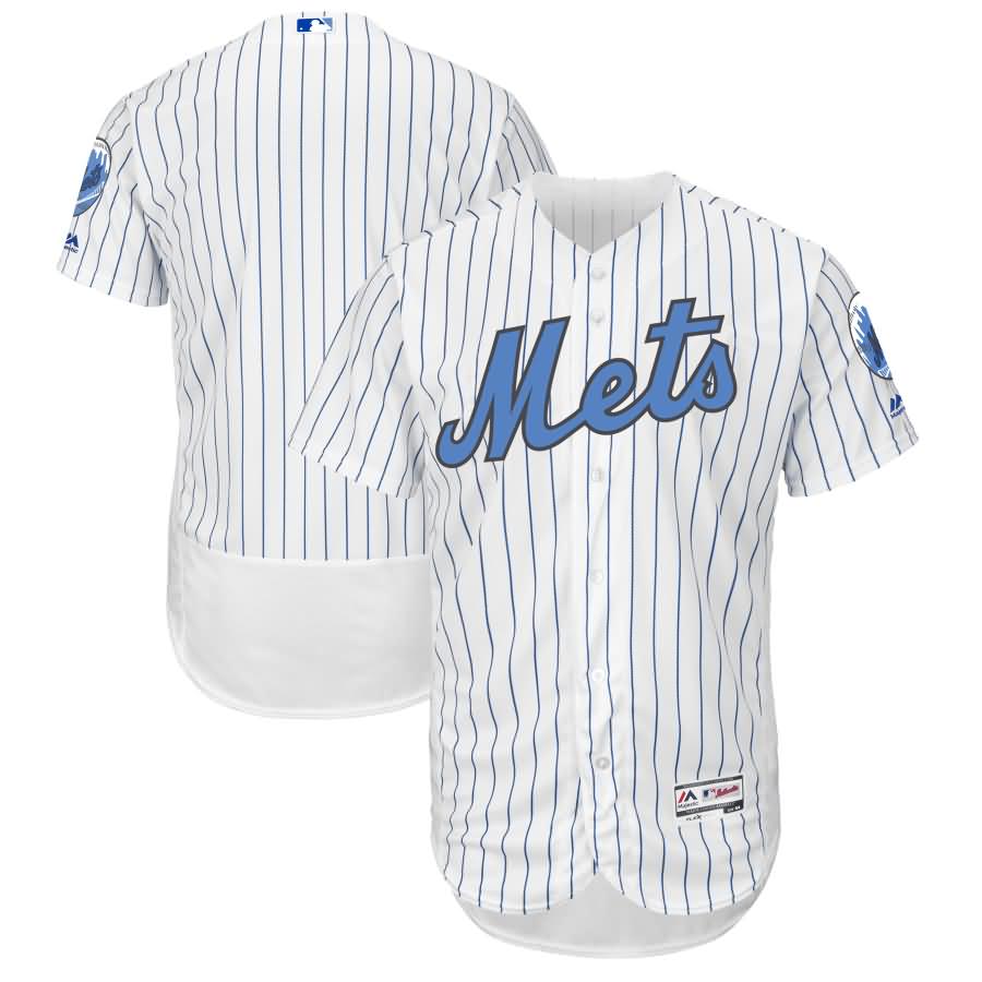 New York Mets Majestic Father's Day Flex Base Team Jersey - White