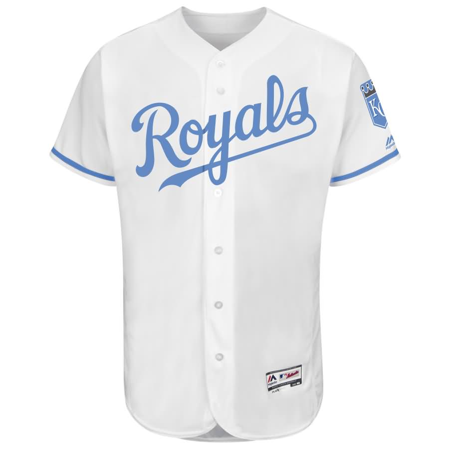 Kansas City Royals Majestic Father's Day Flex Base Team Jersey - White