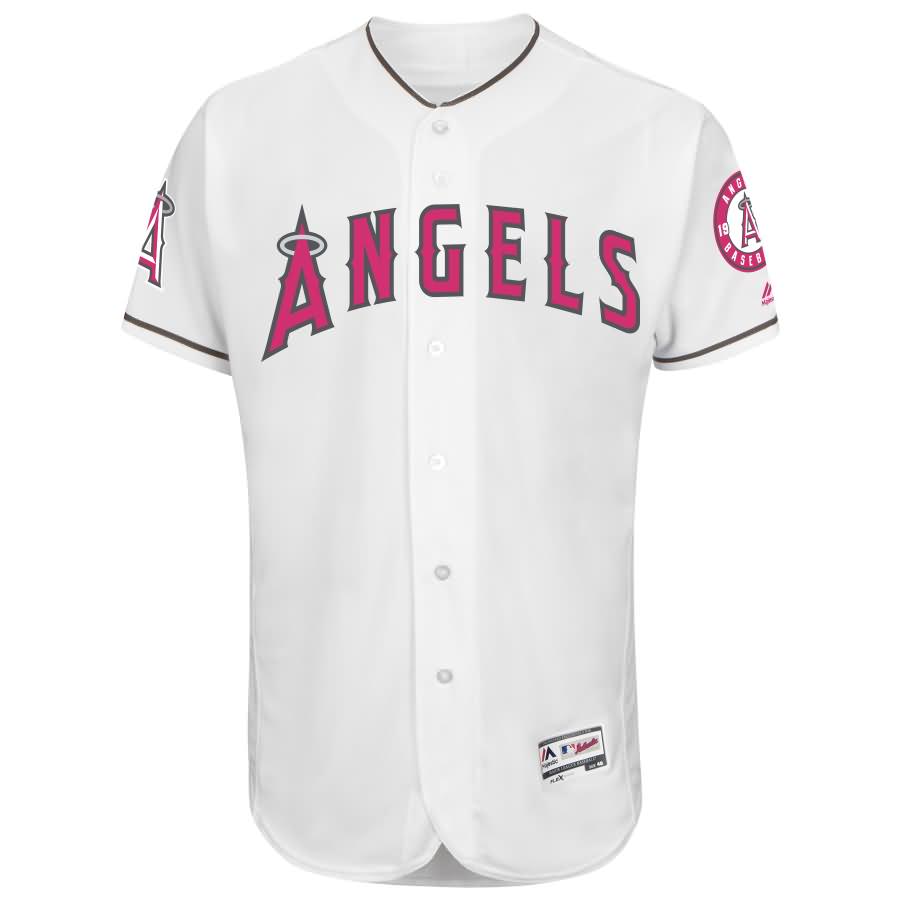 Los Angeles Angels Majestic Mother's Day Flex Base Team Jersey - White