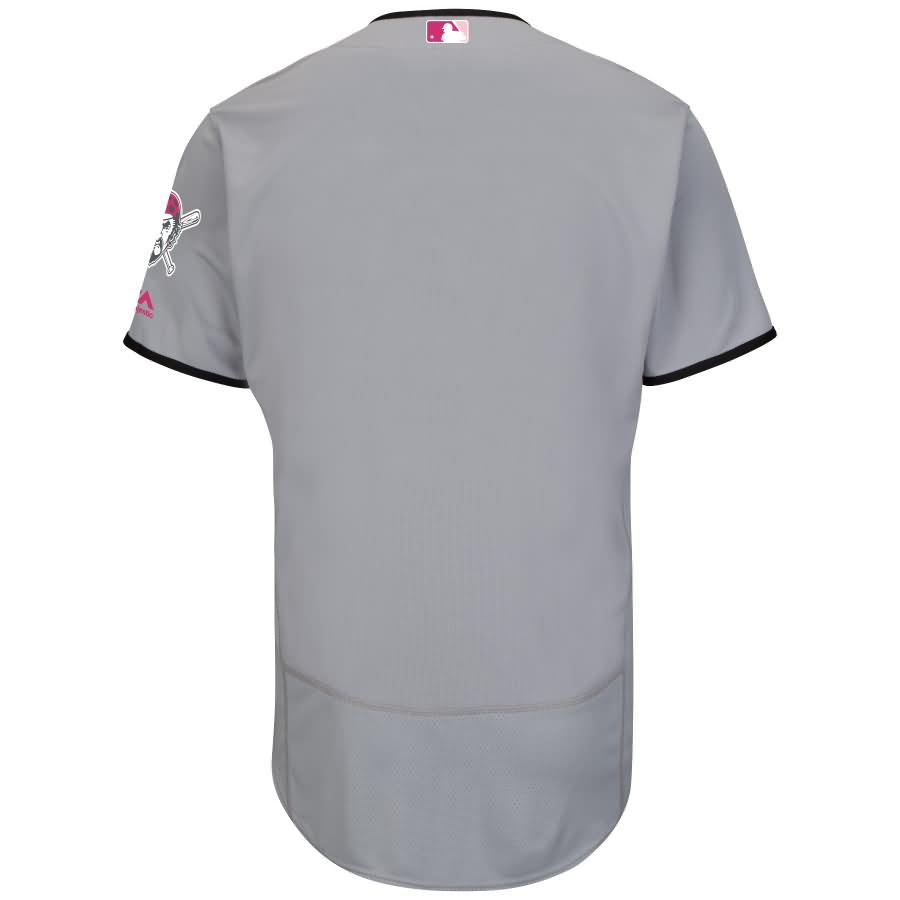 Pittsburgh Pirates Majestic Mother's Day Flex Base Team Jersey - Gray