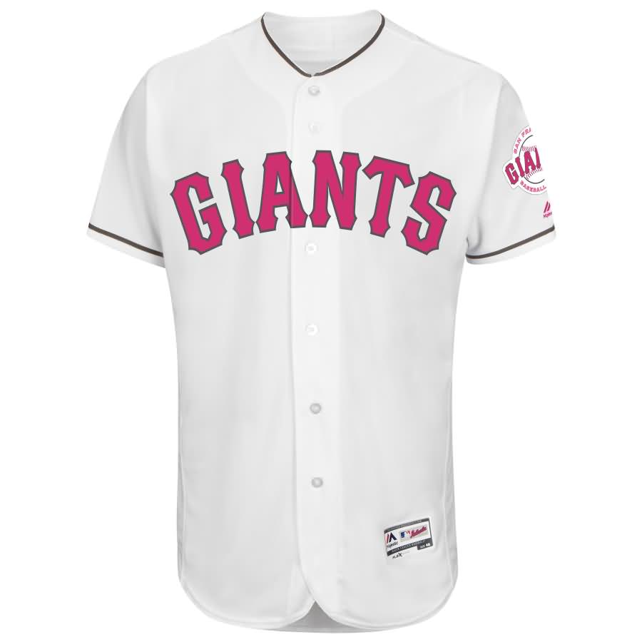 San Francisco Giants Majestic Mother's Day Flex Base Team Jersey - White